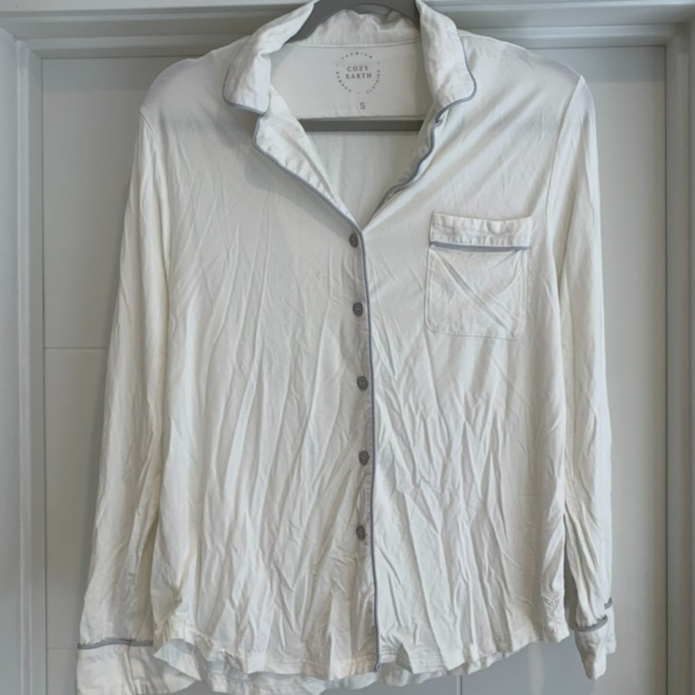 Cozy Earth Pajama Top, Size S